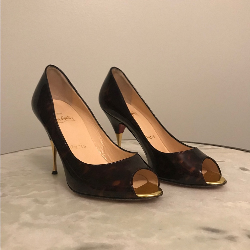 Christian Louboutin Yoyospina Peep Toe Heel